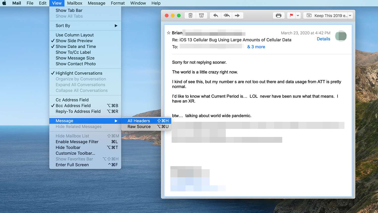 Mac Os X Mail Download Headers Only